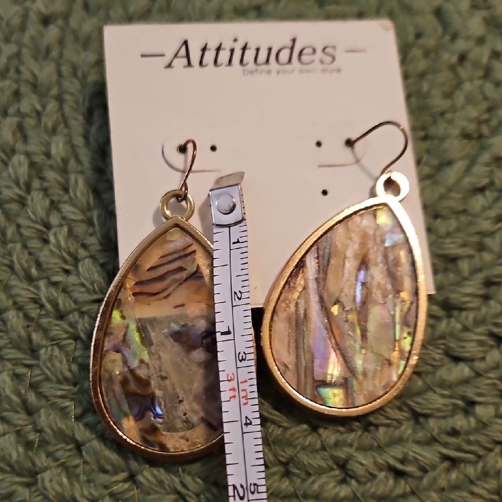 Source Unknown Iridescent Teardrop Earrings - Picture 5 of 5